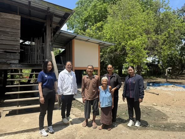 ตรวจเยี่ยมการซ่อมแซมการปรับสภาพห้องน้ำของผู้สูงอายุ หมู่ 1 และหมู่ 10