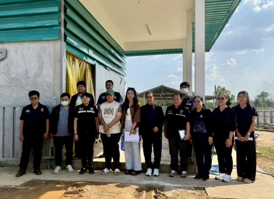  ตรวจติดตามโรงฆ่าสัตว์ทรัพย์ก้อนหินฟาร์ม